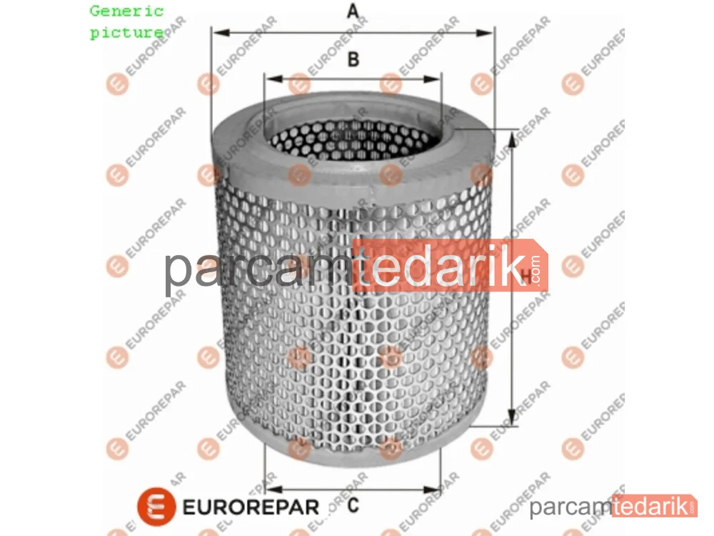 1680338180 | Hava Filtresi — Fiat Ducato Panorama, Iveco Daily I Panelvan/Van, Iveco Daily I Platform şasi