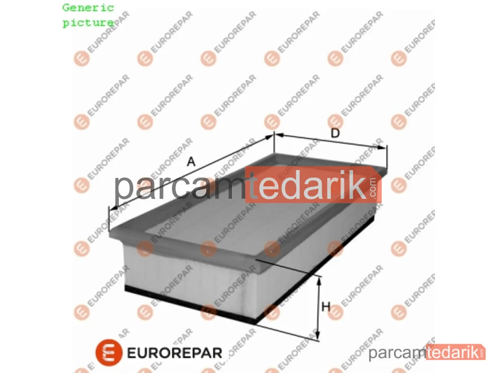 1680342080 | Hava Filtresi — Fiat Punto Evo, Fiat Grande Punto, Lancia Ypsilon