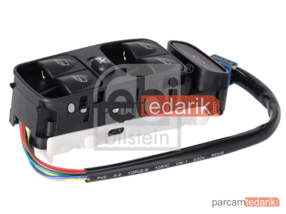FEBI 1000122 | Cam Açma Dugmesi Ön Sol Mercedes W203 S203 — Mercedes-Benz C-Serisi (W203), Fendt Vario, Case IH Magnum