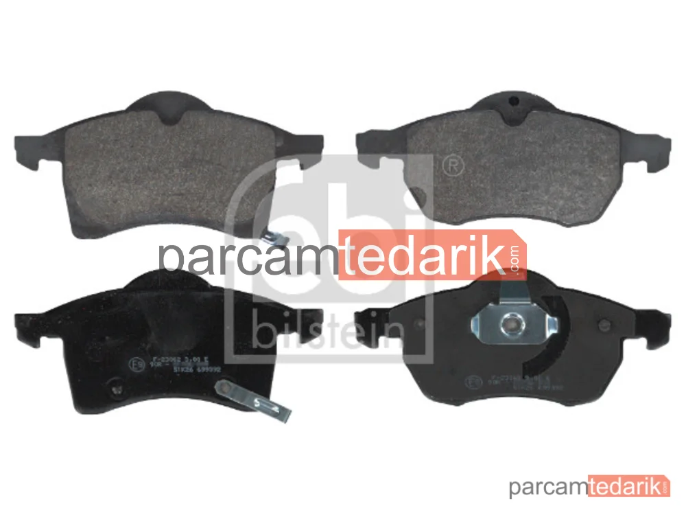16232 | Fren Balatası Ön — Opel Zafira A MPV (T98), Opel Astra G Coupe (T98), Opel Astra G Hatchback (T98)