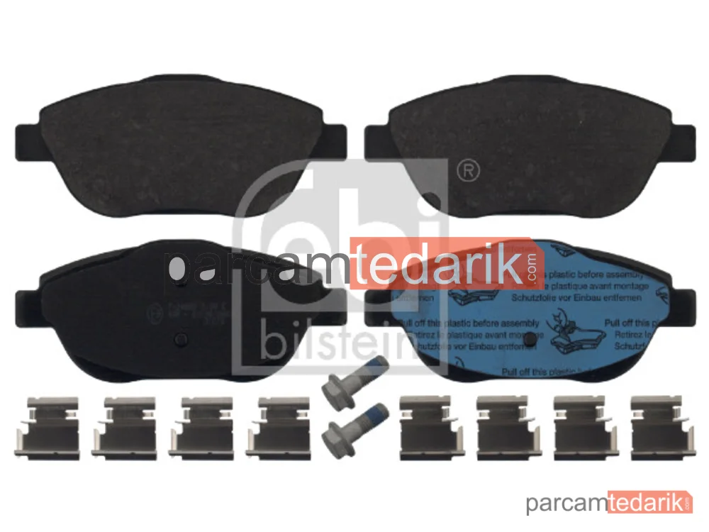16888 | Fren Balatası Ön — Opel Crossland X / Crossland (P17, P2QO), Citroën C3 Picasso (SH_), Citroën C3 Aircross I (2R_, 2C_)