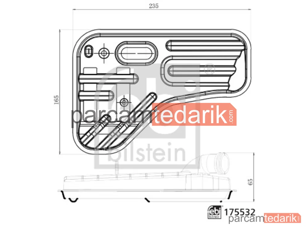 FEBI 175532 | Şanzıman Filtresi — Audi A1 Sportback, Audi A3, Audi A3 Cabrio