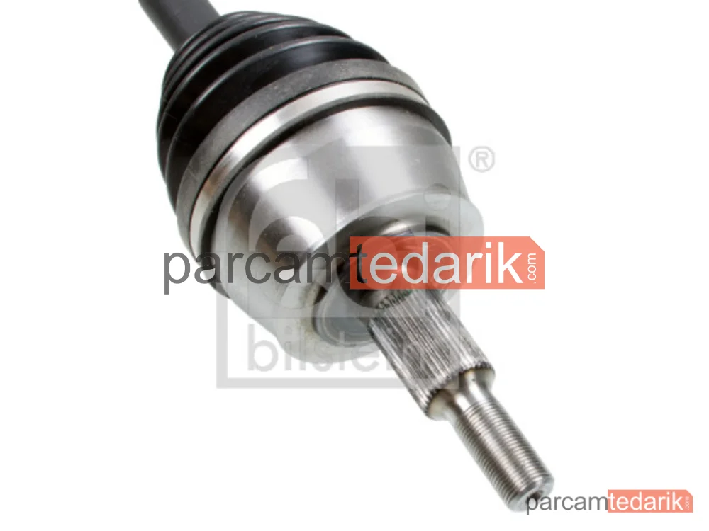 FEBI 181115 | Komple Aks Sol 618mm — VW Transporter T5 Platform şasi (7JD, 7JE, 7JL, 7JY, 7JZ, 7FD,, VW Transporter T5 Minibüs/Otobüs (7HB, 7HJ, 7EB, 7EJ), John Deere Series 2050)