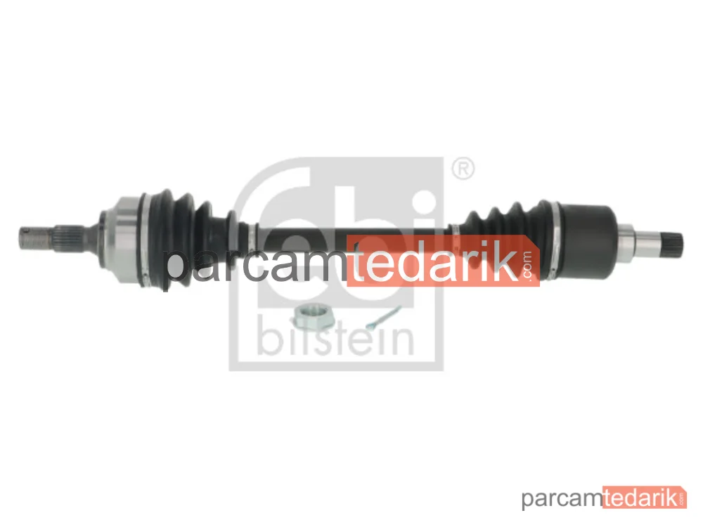 182592 | Komple Aks Sol 624mm — Peugeot 208 I (CA_, CC_), MAN TGS I, Mercedes-Benz Arocs