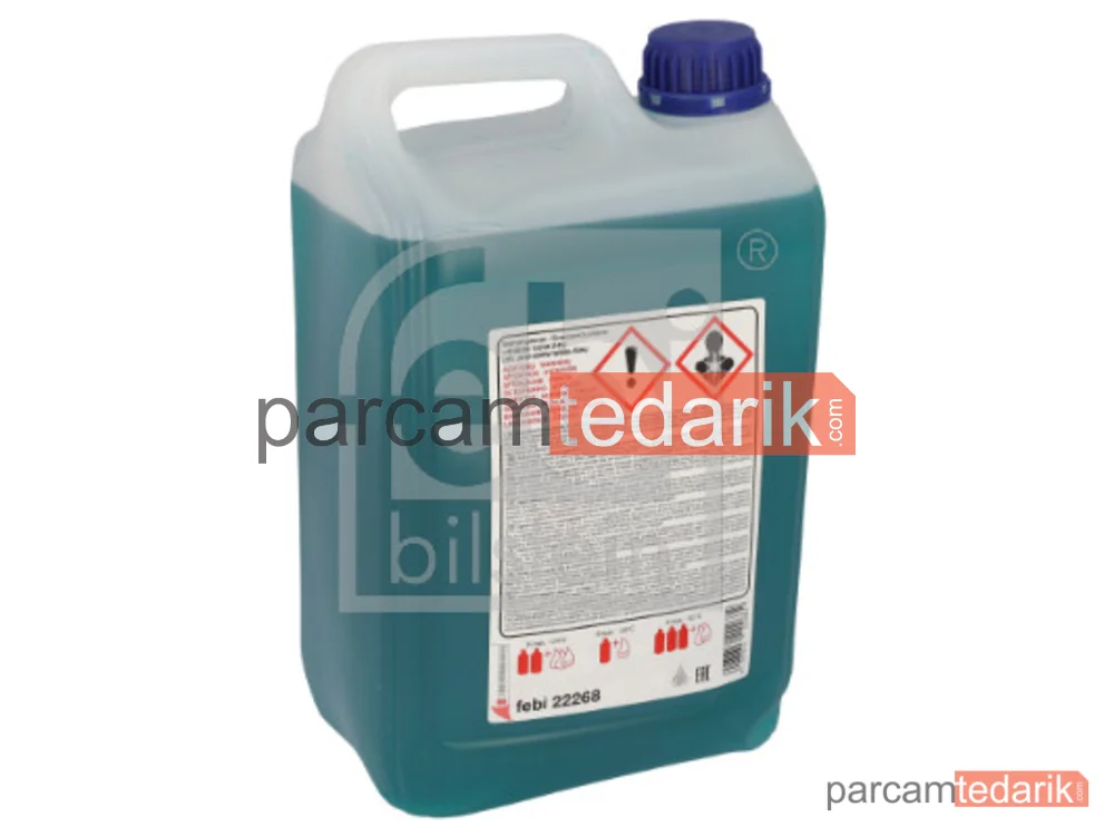 FEBI 22268 | Antifiriz 5 Litre Mavi — MAN TGS I, Iveco Stralis II, Mercedes-Benz Actros MP2 / MP3