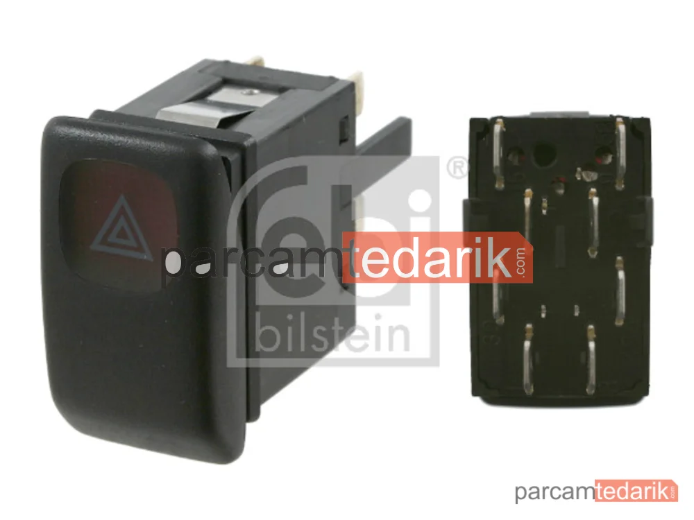 23400 | Dortlu Flasor Dugmesi — VW Golf II (19E, 1G1), VW Jetta II (19E, 1G2, 165), VW Golf II Van (19E, 1G1)