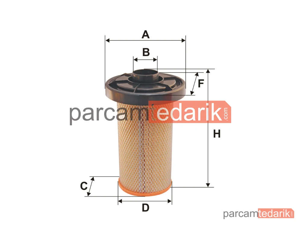 FILTRON AK280 | Hava Filtresi — CITROEN C25 2.5 D 85-94, 2.5 D 4X4 87-94, 2.5 TD 87-94, Peugeot J5 2.5 D 81-90