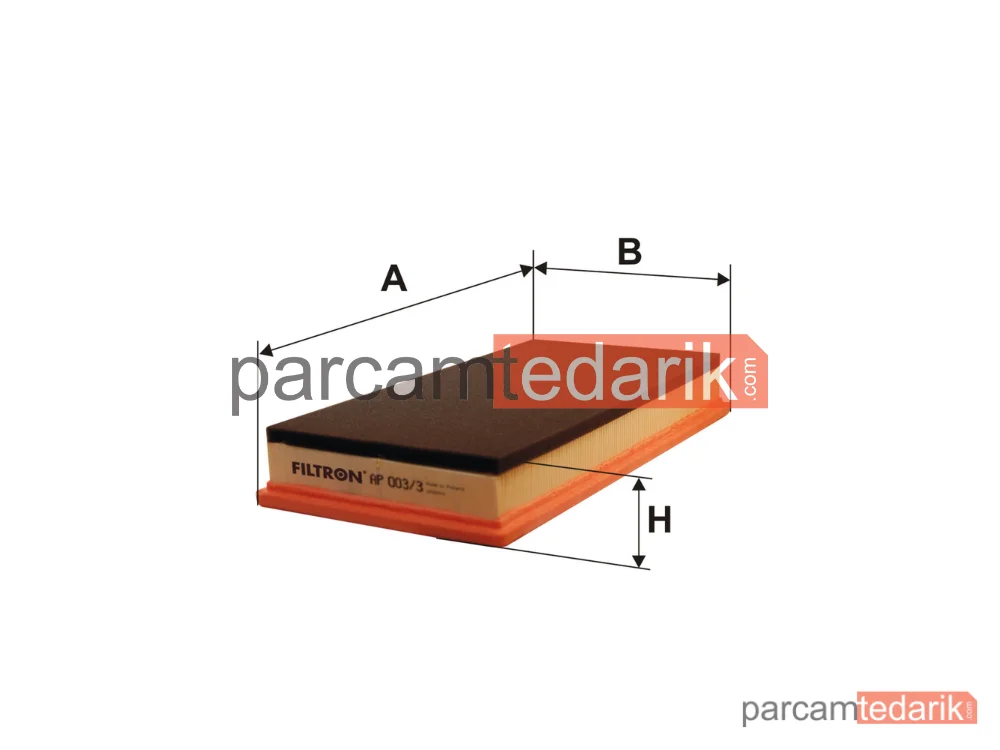 FILTRON AP003/3 | Hava Filtresi — Jeep Cherokee, Volvo S40 I, Volvo V40 Station wagon