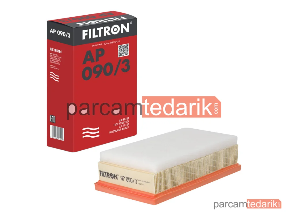 FILTRON AP090/3 | Hava Filtresi — Citroën Jumpy II, Citroën Jumpy II Panelvan/Van, Fiat Scudo Minibüs/Otobüs