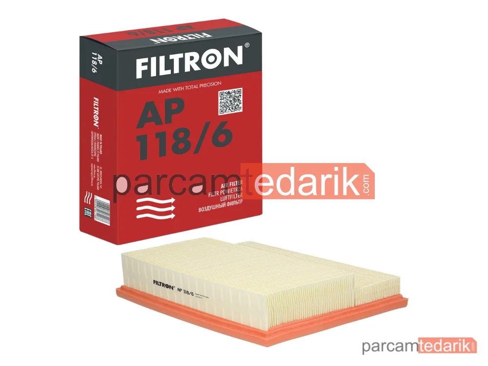 FILTRON AP118/6 | Hava Filtresi — Mercedes-Benz C-Serisi, Mercedes-Benz C-Serisi T-Model, Mercedes-Benz CLK Cabrio