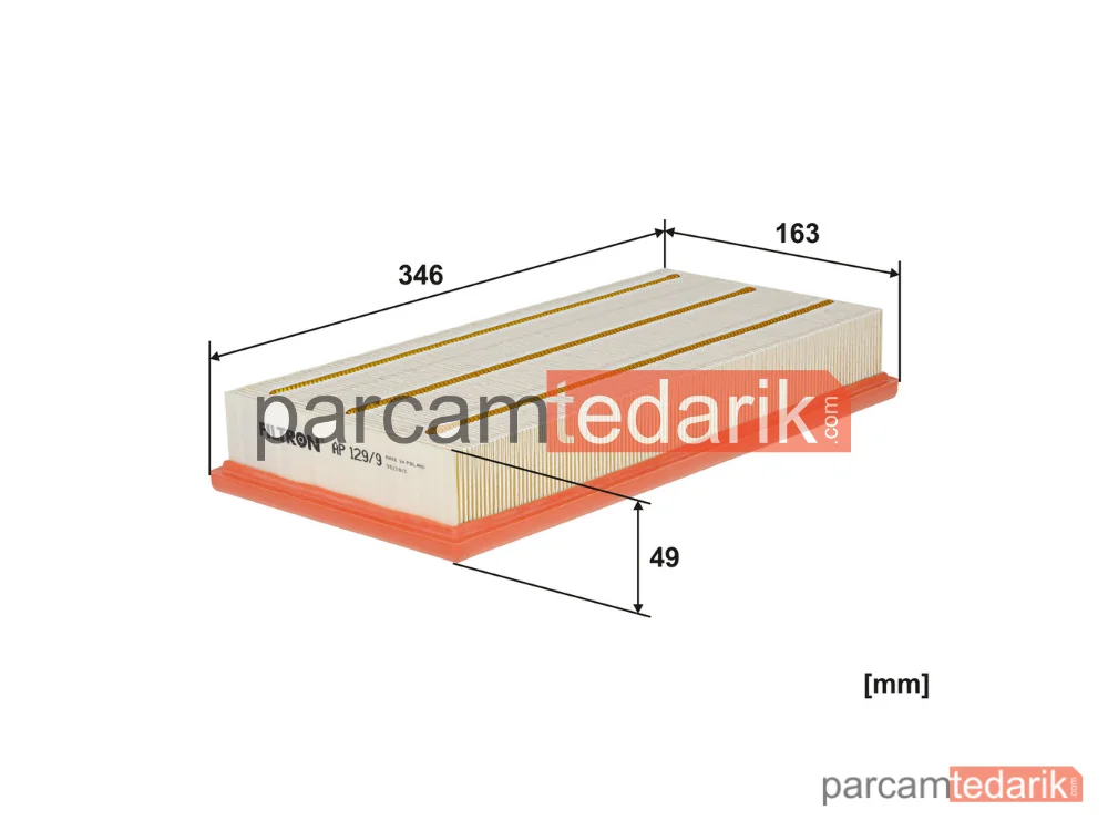 FILTRON AP129/9 | Hava Filtresi — Land Rover Range Rover IV, Land Rover Discovery V, Land Rover Discovery V Van