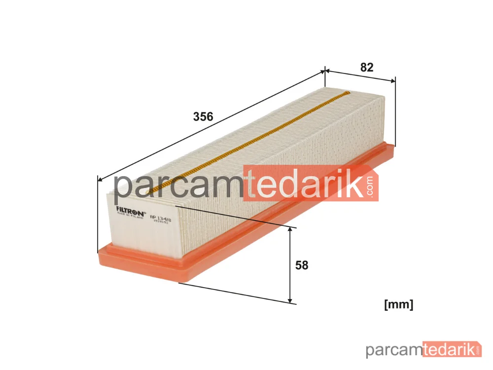 FILTRON AP134/8 | Hava Filtresi — Renault Clio III, Renault Clio IV, Dacia Logan