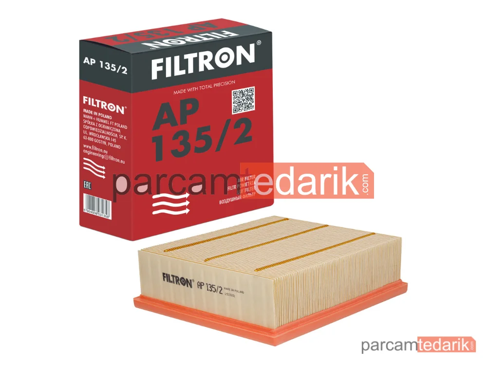 FILTRON AP135/2 | Hava Filtresi — Renault Laguna II, Renault Laguna II Grandtour, Renault Espace IV