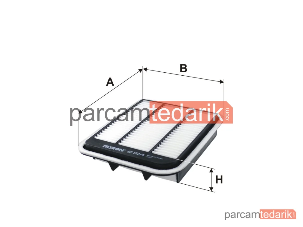 FILTRON AP172/4 | Hava Filtresi — Mitsubishi Grandis 2.0 Dİ-D 05-10