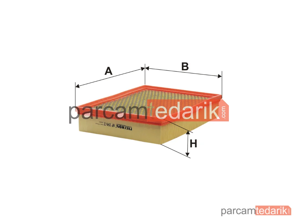 FILTRON AP194/2 | Hava Filtresi — SsangYong Actyon I .3 06=>, .0 XDİ 05=>, 200 XDİ 4WD 07=>, KYRON .0 XDİ 05=>, .0 XDİ 4X4 05=>, .3 10=>, .7 XDİ 4X4 05=>, Rodius 3. 05=>, 3. 4WD 07=>