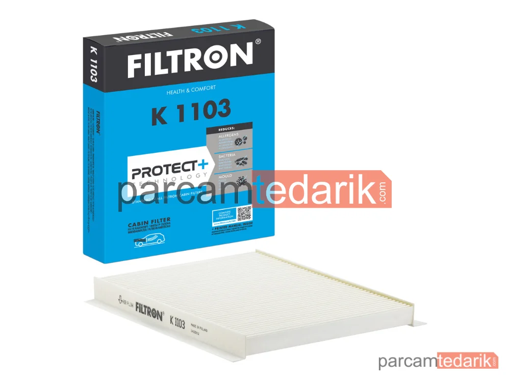 FILTRON K1103 | Polen Filtresi — Fiat Bravo II, Fiat Stilo Multi Wagon, Lancia Delta III