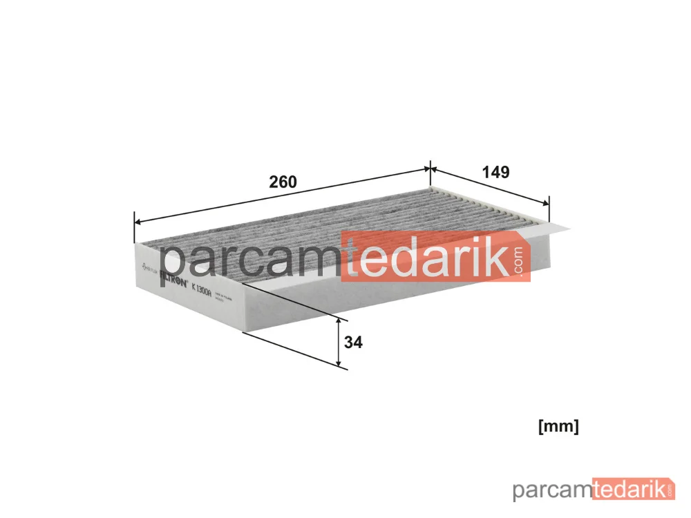 FILTRON K1300A | Polen Filtresi — Renault Megane III Hatchback, Renault Megane III Coupe, Renault Megane CC