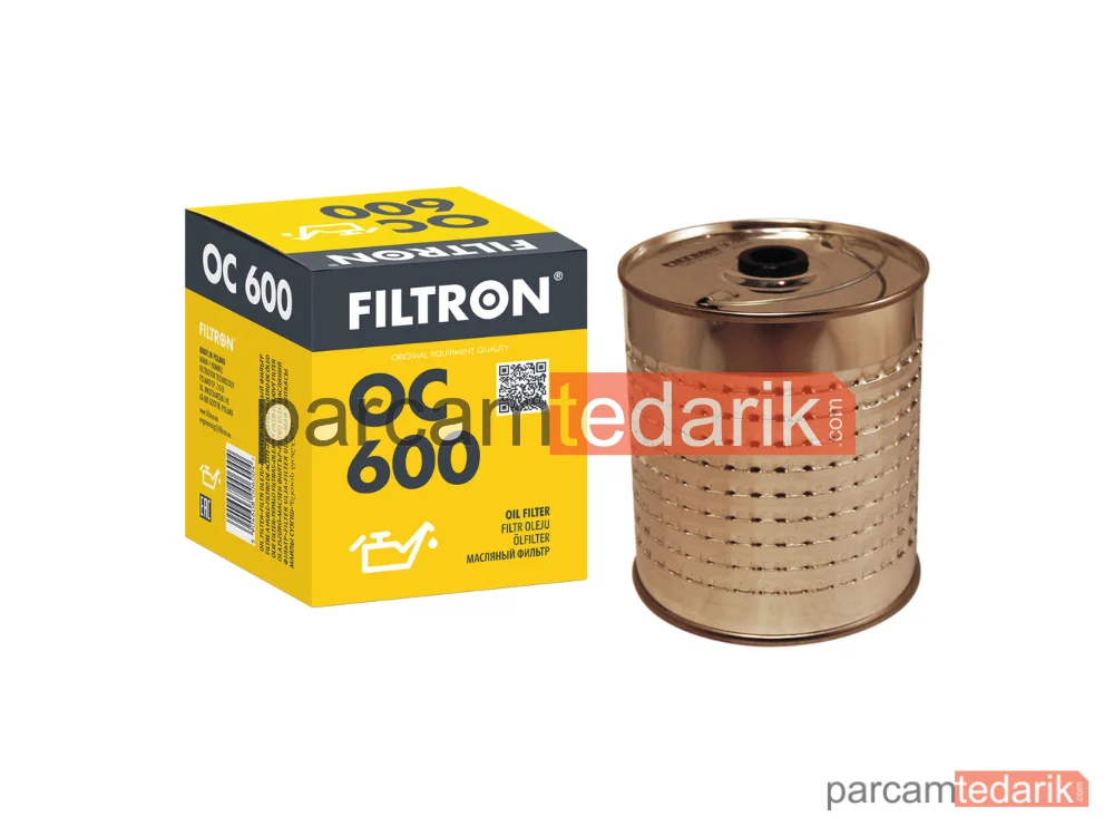 FILTRON OC600 | Yağ Filtresi — Mercedes /8 W115 68-77, Hencschel 2-T 73-77, T2/L LD 406 DG 68-74