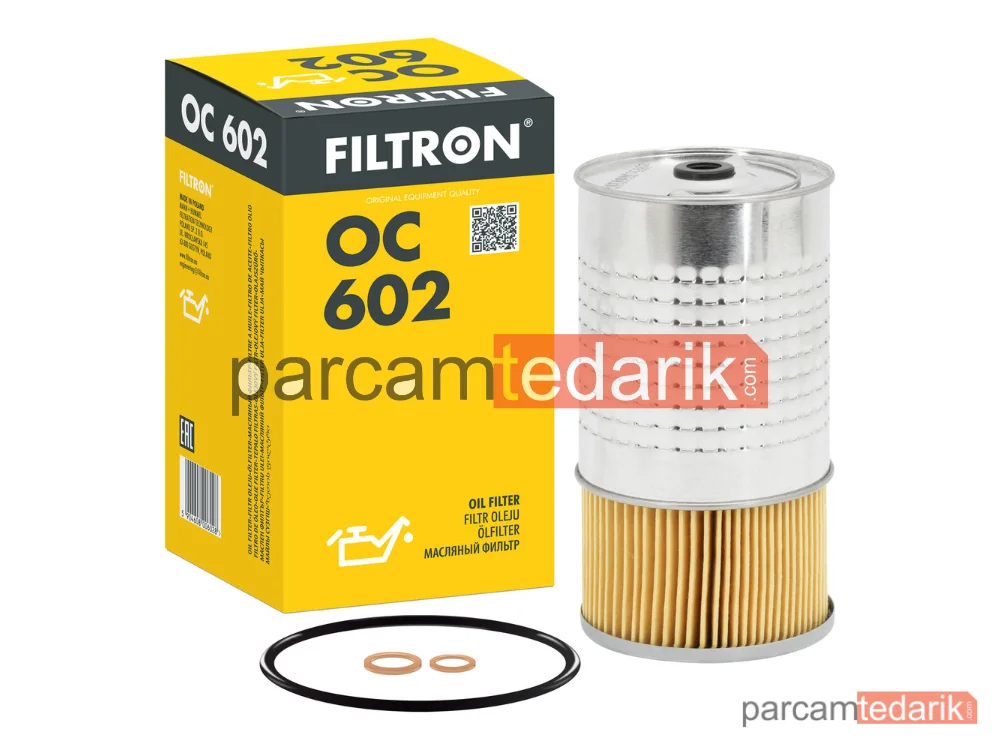FILTRON OC602 | Yağ Filtresi — Mercedes-Benz 124 Sedan, Mercedes-Benz 124 T-Model, Mercedes-Benz 190