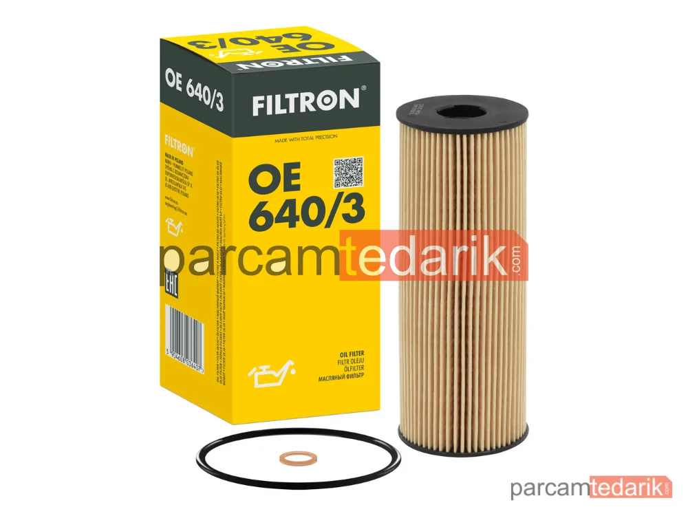 FILTRON OE640/3 | Yağ Filtresi — Mercedes-Benz C-Serisi, Mercedes-Benz C-Serisi T-Model, Mercedes-Benz E-Serisi T-Model