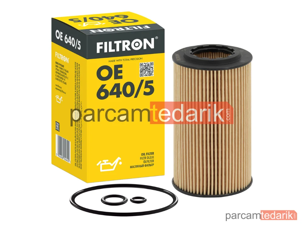 FILTRON OE640/5 | Yağ Filtresi — Mercedes-Benz Vito Minibüs/Otobüs, Mercedes-Benz Sprinter 3-t Minibüs/Otobüs, Mercedes-Benz Sprinter 3-t Panelvan/Van