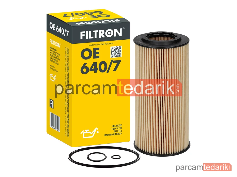 FILTRON OE640/7 | Yağ Filtresi — Volvo FM12, Mercedes-Benz E-Serisi T-Model, Mercedes-Benz S-Serisi