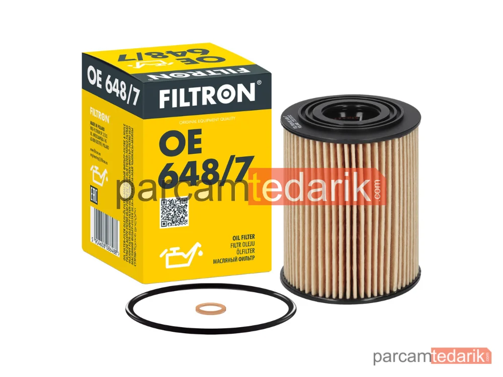 FILTRON OE648/7 | Yağ Filtresi — Chevrolet Captiva, Chevrolet Cruze, Opel Antara A