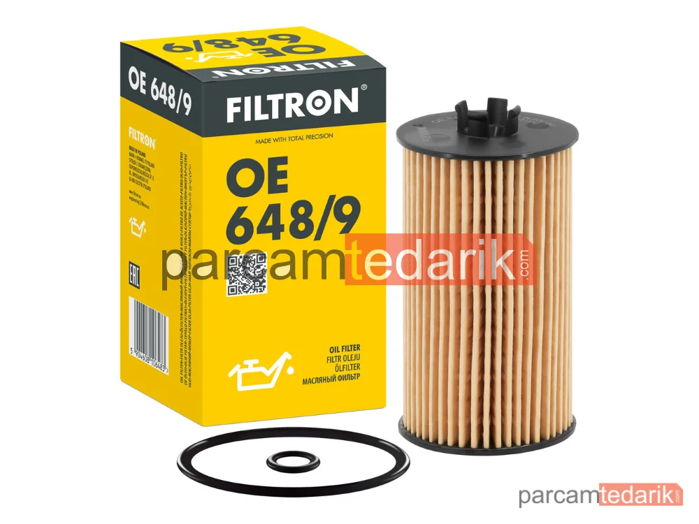 FILTRON OE648/9 | Yağ Filtresi — Opel Astra K, Opel Astra K Sports Tourer, Opel Mokka / Mokka X