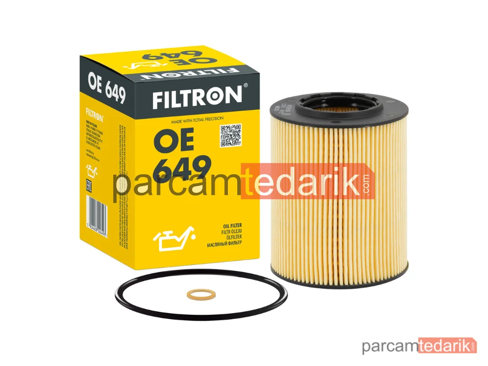 FILTRON OE649 | Yağ Filtresi — BMW 5, BMW 3, BMW 3 Coupe