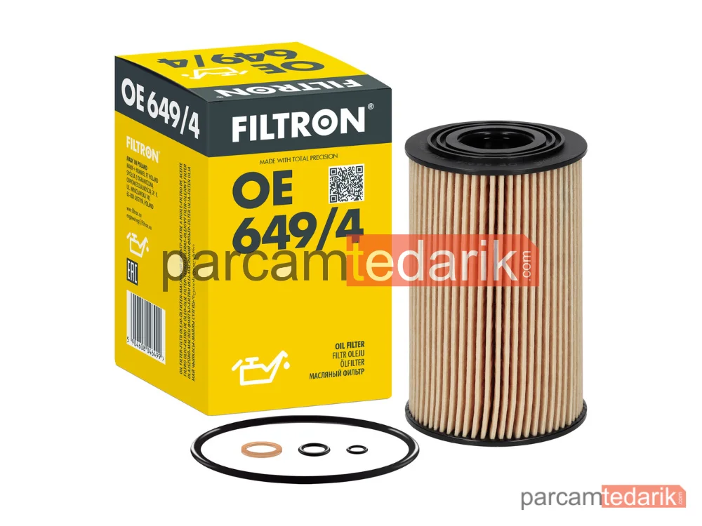 FILTRON OE649/4 | Yağ Filtresi — BMW 3, BMW Z3 Roadster, BMW 3 Coupe