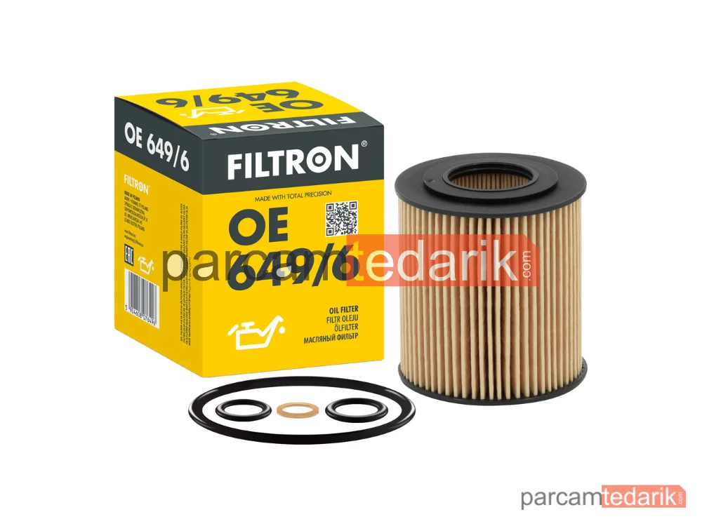 FILTRON OE649/6 | Yağ Filtresi — BMW 1, BMW 3, BMW 3 Cabrio