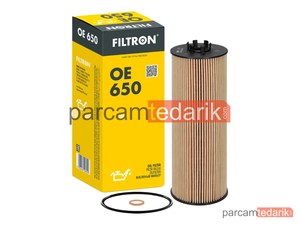 FILTRON OE650 | Yağ Filtresi — Audi A6 C5, Audi A6 C5 Avant, Audi A4 B5