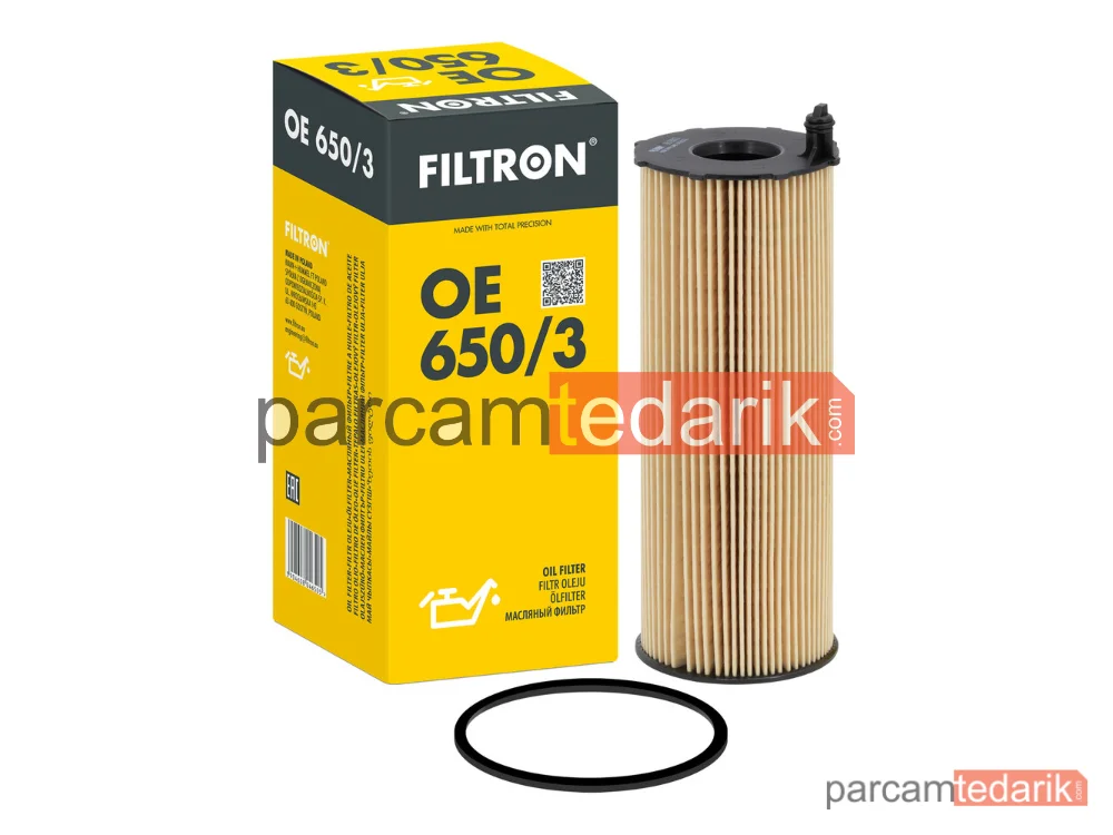 FILTRON OE650/3 | Yağ Filtresi — Audi Q7, Audi A4 B7, Audi A4 B7 Avant