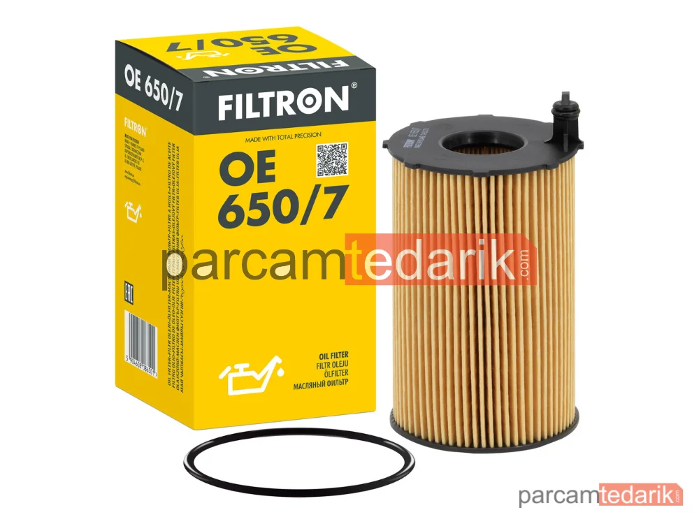 FILTRON OE650/7 | Yağ Filtresi — Audi A7 Sportback, Audi A6 C7 Avant, Audi A6 C7
