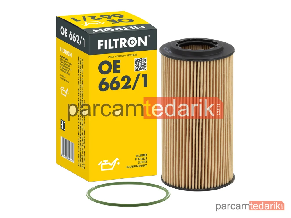 FILTRON OE662/1 | Yağ Filtresi — Volvo V50, Volvo S40 II, Volvo C30