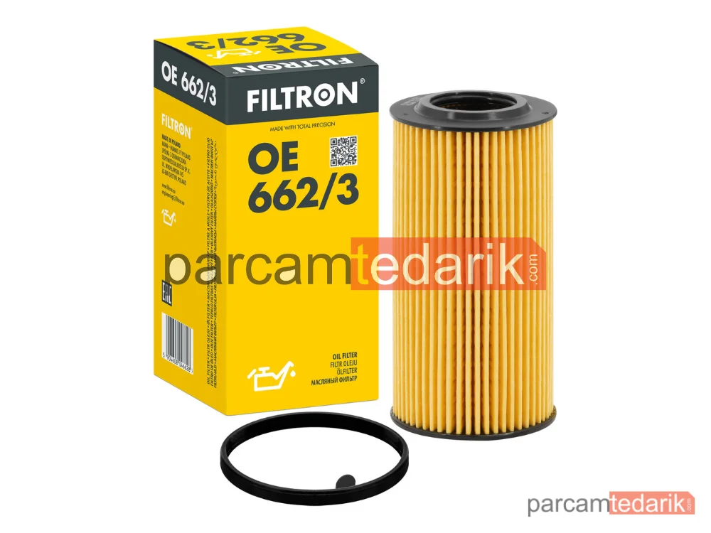 FILTRON OE662/3 | Yağ Filtresi — Volvo V60 I, Volvo XC60 I SUV, Volvo S60 II