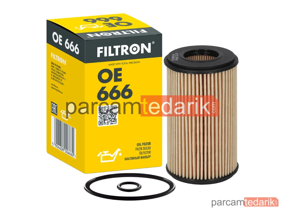 FILTRON OE666 | Yağ Filtresi — Renault Clio II, Renault Kangoo Express, Renault Clio II Kasa/eğik Arka