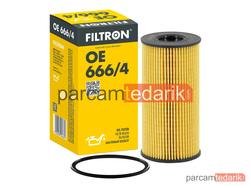 FILTRON OE666/4 | Yağ Filtresi — Dacia Duster, Renault Kangoo Express, Renault Trafic III Minibüs/Otobüs