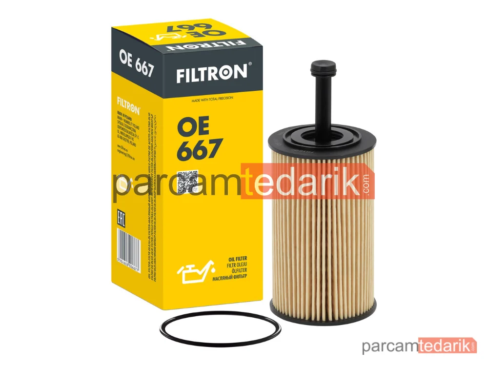 FILTRON OE667 | Yağ Filtresi — Citroën Saxo, Peugeot 206 Hatchback, Citroën Berlingo / Berlingo FIRST Kasa/büyük limuzin