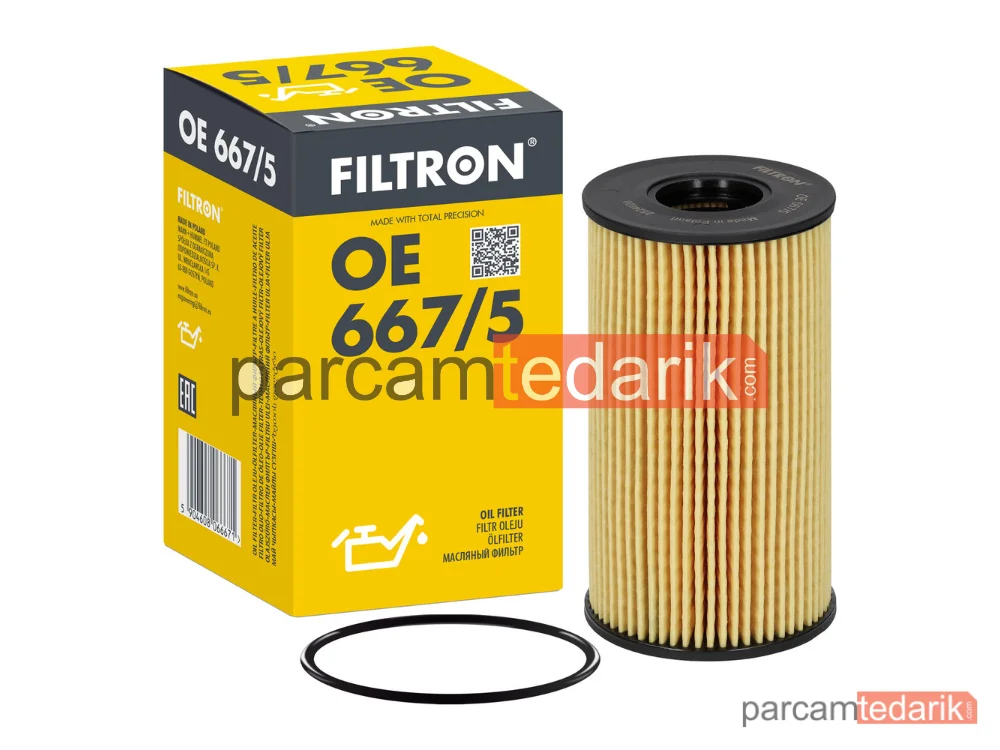 FILTRON OE667/5 | Yağ Filtresi — Land Rover Discovery SPORT, Jaguar XF Sportbrake, Jaguar E-PACE