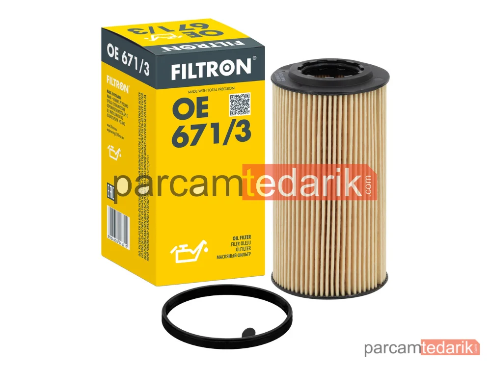 FILTRON OE671/3 | Yağ Filtresi — Audi TT, Audi TT Roadster, VW Golf V