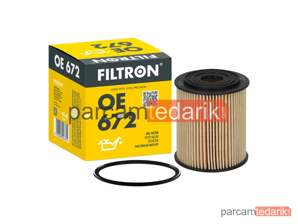 FILTRON OE672 | Yağ Filtresi — Mini Mini Cabrio, Fiat 500X, Fiat Tipo Hatchback