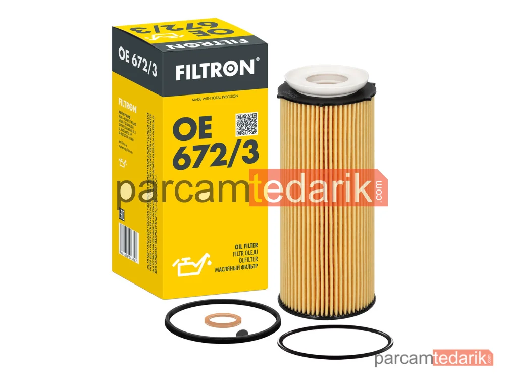 FILTRON OE672/3 | Yağ Filtresi — BMW Coupe, BMW Touring, BMW 5 Touring