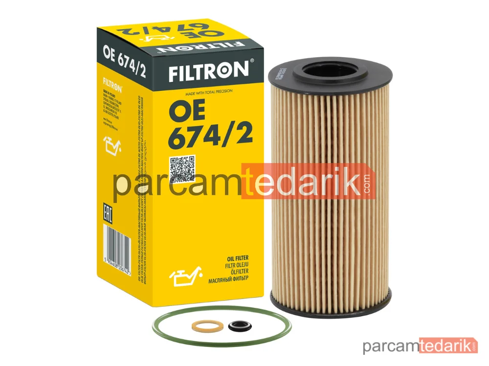 FILTRON OE674/2 | Yağ Filtresi — Hyundai GETZ, Hyundai i30, Kia CEE'D SW