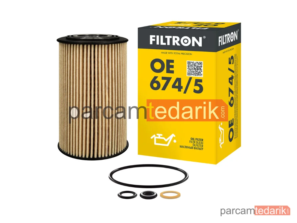FILTRON OE674/5 | Yağ Filtresi — Hyundai i20 I, Hyundai ix20, Hyundai i30