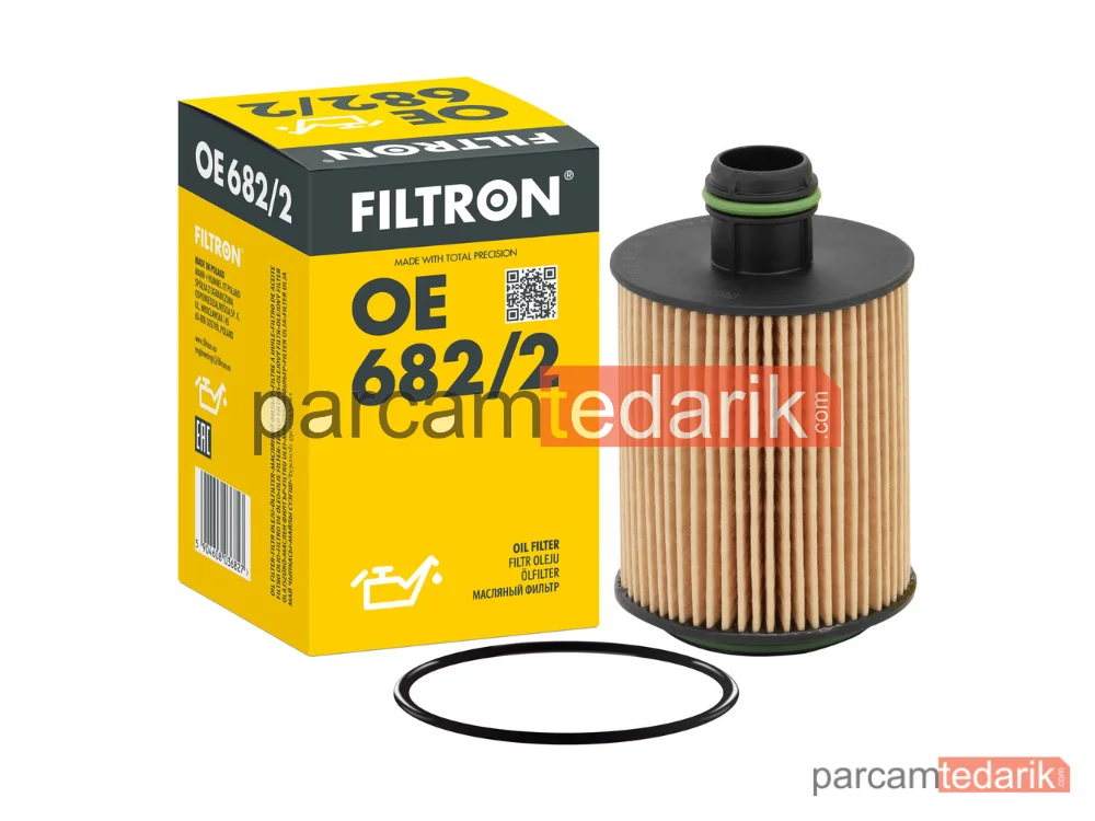 FILTRON OE682/2 | Yağ Filtresi — Fiat Grande Punto, Lancia Delta III, Fiat Doblo Cargo