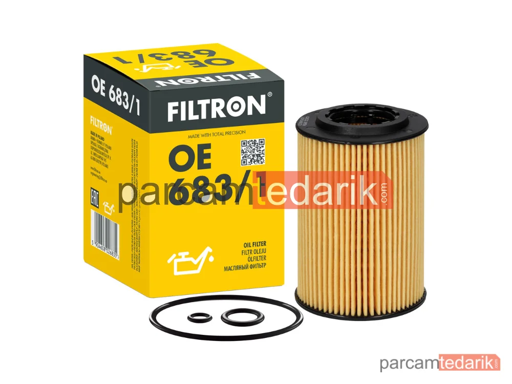 FILTRON OE683/1 | Yağ Filtresi — Honda Accord VIII, Honda Accord VIII Station wagon, Honda CR-V III