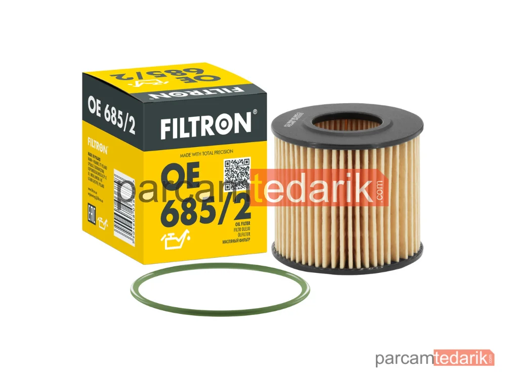 FILTRON OE685/2 | Yağ Filtresi — Toyota Avensis Sedan, Toyota Avensis Station wagon, Toyota Auris