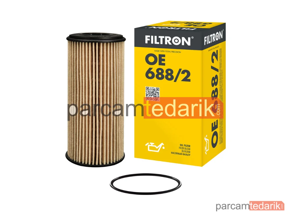 FILTRON OE688/2 | Yağ Filtresi — Audi A3 Cabrio, Seat Leon ST, VW Golf VII