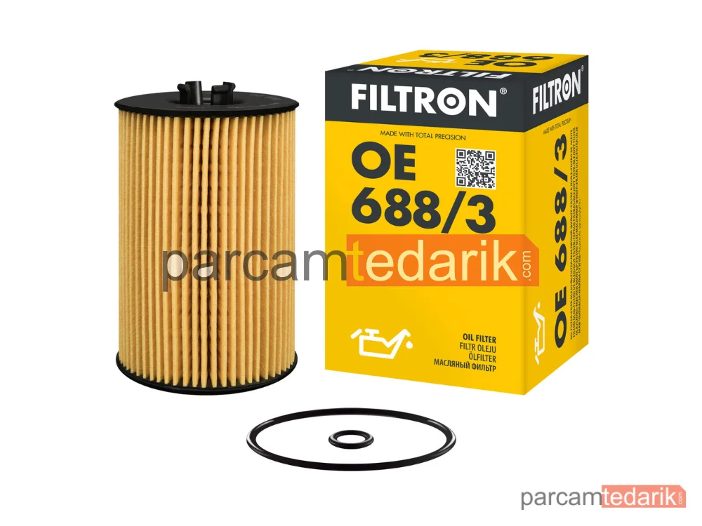 FILTRON OE688/3 | Yağ Filtresi — Audi A3 Limousine, Audi A4 B9, Audi A4 B9 Avant